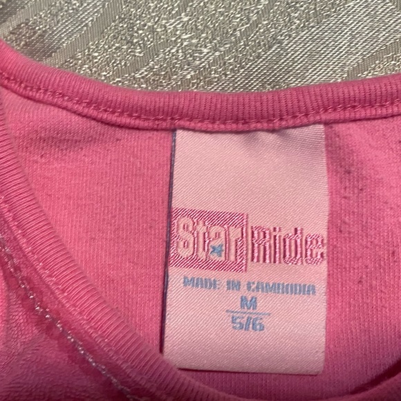 Pink and turquoise rainbow heart tanks and pants bundle - Picture 5 of 9